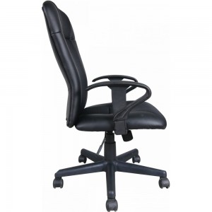 Компьютерное офисное кресло BRABIX Optima MG-370, с подлокотниками, эко кожа, ткань 531580