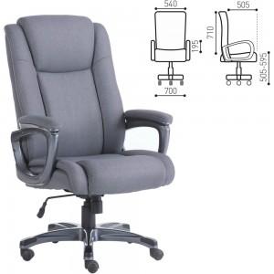 Компьютерное офисное кресло руководителя BRABIX PREMIUM Solid HD-005, НАГРУЗКА до 180 кг 531823