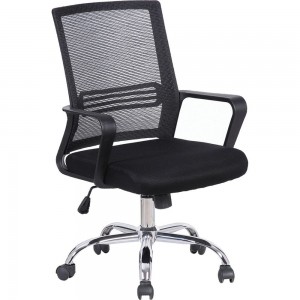 Компьютерное офисное кресло BRABIX Daily MG-317, с подлокотникам��, хром 531833