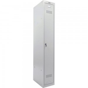 Металлический шкаф для одежды BRABIX LK 11-30, 1 секция, 1830х300х500 мм, 18 кг 291127