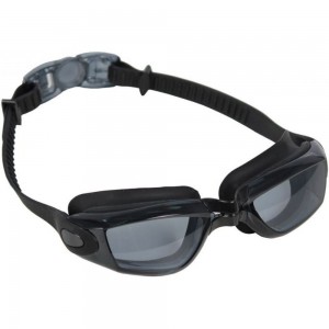Очки для плавания BRADEX Комфорт+, черные, цвет линзы - прозрачный SF 0388
