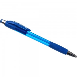 Автоматические шариковые ручки с грипом BRAUBERG SUPER НАБОР 12 штук, синие 143380