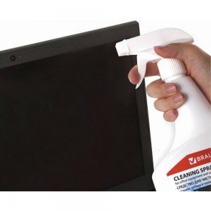 Чистящая жидкость-спрей для экранов и офисной техники BRAUBERG универсальная 500 мл 513288