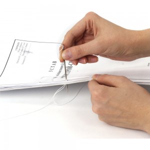 Лавсановая нить BRAUBERG для прошивки документов, белая, диаметр 1,5 мм, длина 500 м, ЛШ 460, 601812