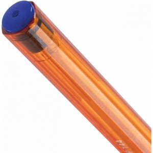 Ручка 12 шт в упаковке BRAUBERG шариковая масляная с грипом Extra Glide GT Tone Orange СИНЯЯ 07мм 035мм 142923