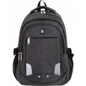 Универсальный рюкзак BRAUBERG 3 отделения, темно-серый, 46x31x18см 270759