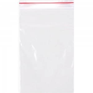 Прочные пакеты BRAUBERG EXTRA ZIP LOCK зиплок, комплект 100 шт, 15x20 cм, ПВД, 80 мкм 608177