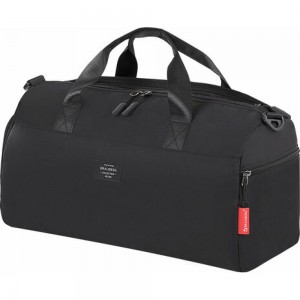 Спортивная сумка BRAUBERG Move, карман для мокрых вещей, отделение для обуви, черная, 45x21x20 см 271690