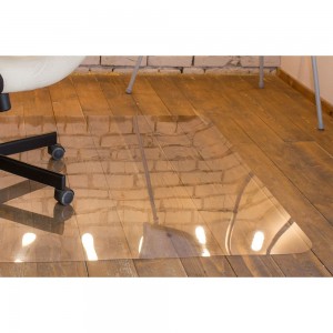 Защитный коврик для напольных покрытий BSL-office, поликарбонат 100х120 см, глянец, толщина 1 мм 1010101200