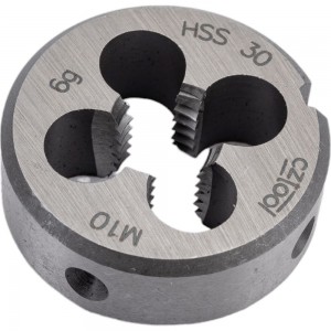 Плашка HSS М 10 шаг 1,5 мм D30 мм Bucovice Tools 240100