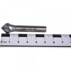 Зенкер конический 3-х канавочный (12.4х54 мм; хвостовик 8 мм; HSS) Bucovice Tools 741124