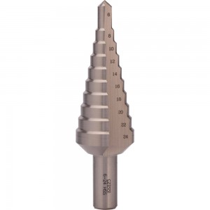 Сверло ступенчатое (6-24 мм; HSS; 85 мм) Bucovice Tools 641013