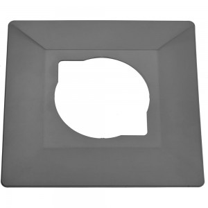 Декоративная рамка Bylectrica накладка под выключатель, темно-серый, ЮЛИГ.735212.410 т/серый