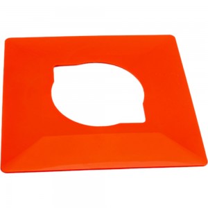 Декоративная рамка Bylectrica накладка под выключатель, ЮЛИГ.735212.410 оранжевый