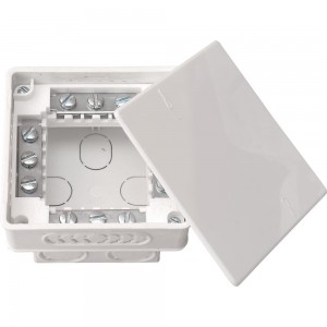 Монтажная коробка Bylectrica с клеммными колодками для скрытой проводки (для алюминиевой проводки) для бетона и кирпича КМ-212