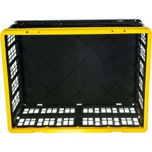 Складной ящик Бытпласт с перфорированными стенками, 480х350х230 мм, желтый 431228206