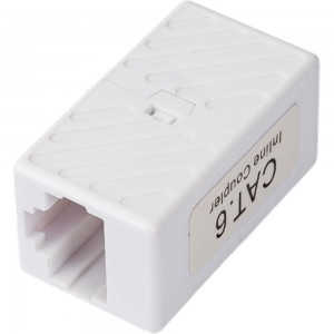 Проходной адаптер Cabeus RJ45-RJ45 (8p8c), категория 6, неэкранированный CA-8p8c-C6