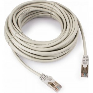 Патч-корд Cablexpert FTP PP22-10m кат.5e, 10м, литой, многожильный серый PP22-10M