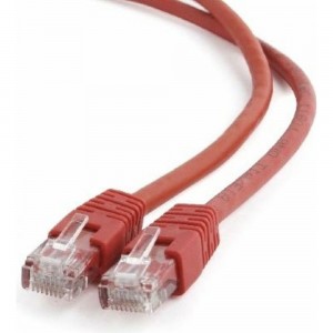 Многожильный патч-корд Cablexpert UTP кат.6, 1м, литой, красный PP6U-1M/R