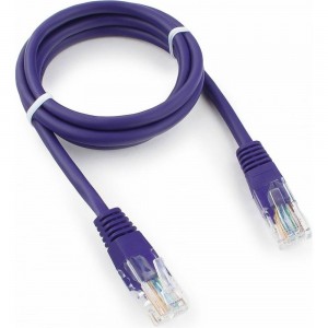 Многожильный патч-корд Cablexpert UTP кат.5e, 1м, литой, фиолетовый PP12-1M/V