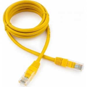 Многожильный патч-корд Cablexpert UTP кат.5e, 1.5м, литой, желтый PP12-1.5M/Y