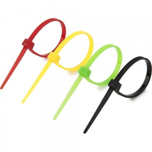 Стяжки Cablexpert пластиковые 100 мм х 2.5 мм набор 4 цвета по 25 шт NYT-100x2.5C