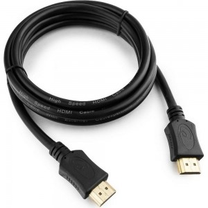 Кабель Cablexpert HDMI 1.8м, v1.4, 19M/19M, серия Light, черный, экран, пакет CC-HDMI4L-6