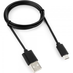 Кабель Cablexpert USB 2.0 AM/microBM 5P, 1м, черный, пакет CC-mUSB2-AMBM-1M