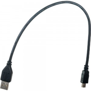 Кабель Cablexpert USB 2.0 Pro, AM/miniBM, 5P, 0.3м, экран, черный пакет CCP-USB2-AM5P-1