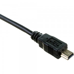 Кабель Cablexpert USB 2.0 Pro, AM/miniBM, 5P, 0.3м, экран, черный пакет CCP-USB2-AM5P-1