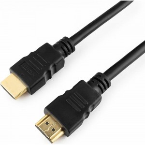 Кабель HDMI Cablexpert, 0.5м, v2.0, 19M/19M, позолоченные разъемы, экранировка, пакет, черный CC-HDMI4-0.5M