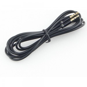 Аудио кабель Cablexpert 3.5 джек/3.5 джек, черный, 2м, блистер CCAB-02-35MM-2MB