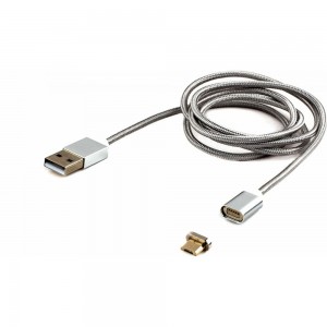 Магнитный кабель Cablexpert USB 2.0, AM/micro, BM, 5P, 1м CC-USB2-AMmUMM-1M