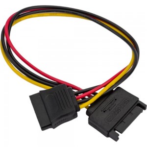 Удлинитель кабеля питания Cablexpert, 15pin/15pin, 30см SATA CC-SATAMF-01