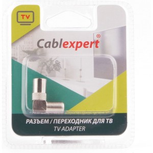 Переходник Cablexpert F / TV 90 градусов блистер APL-FTVM-02