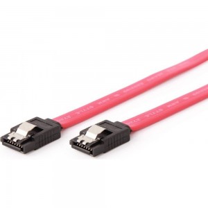 Интерфейсный кабель Cablexpert SATAIII, 100см, 7pin/7pin, защелка, пакет CC-SATAM-DATA-XL
