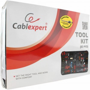 Набор инструментов Cablexpert 63 предмета TK-ELEC