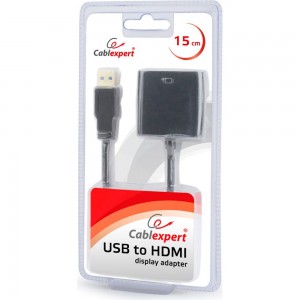 Видеоадаптер конвертер Cablexpert USB 3.0 -- HDMI A-USB3-HDMI-02A-USB3-HDMI-02