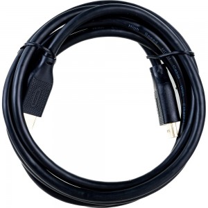 Кабель HDMI Cablexpert 2м, v2.1, 8K, 19M/19M, медь, позол.разъемы, экран, черный, пакет CC-HDMI8K-2M