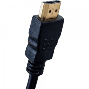 Кабель HDMI Cablexpert 1м v2.0 19M/19M медь, черный позолоченные разъемы экран 2 ферритовых кольца пакет CCF2-HDMI4-1M