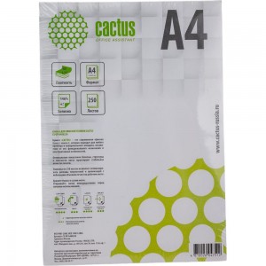 Офисная бумага общего назначения Cactus cie146 А4, 80г/м2, 250 листов, белый CS-OP-A480250