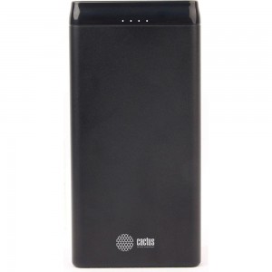 Мобильный аккумулятор Cactus 10000mAh 2.1A черный CS-PBFSFT-10000 1198071
