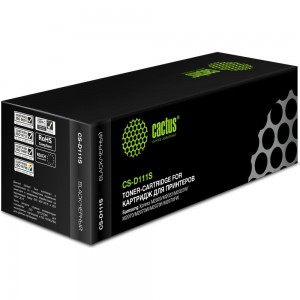 Лазерный картридж Cactus mlt-d111s черный, 1000 страниц, для samsung xpress m2022/m2020/m2021/m CS-D111S 954756