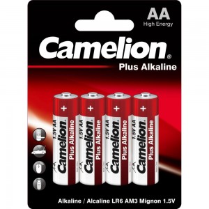 Батарейка 1.5В Camelion, LR 6 Plus Alkaline BL-4, 7370