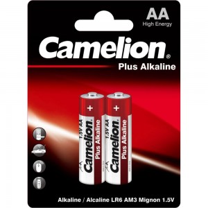 Батарейка 1.5В Camelion, LR 6 Plus Alkaline BL-2, 1652