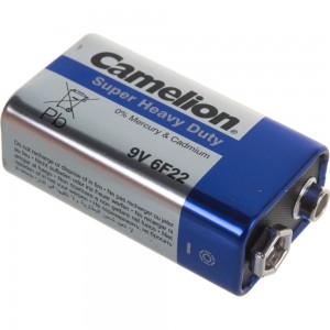 Батарейка Крона 6F22 Blue 9В 1шт Camelion 3218