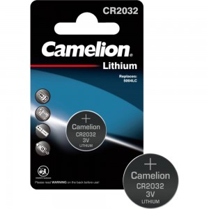 Литиевая батарейка Camelion CR2032 BL-1, 3V 3066