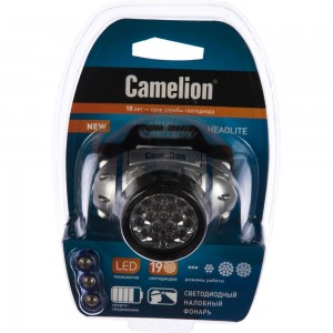 Налобный фонарь Camelion LED 5313-19F4, 7537