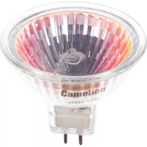 Галогенная лампа Camelion MR-16 20W 12V с защ.стеклом 3059