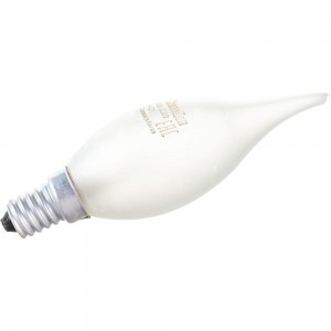 Лампа накаливания с матовой колбой, свеча на ветру 40/CW/FR/E14 Camelion MIC 11278
